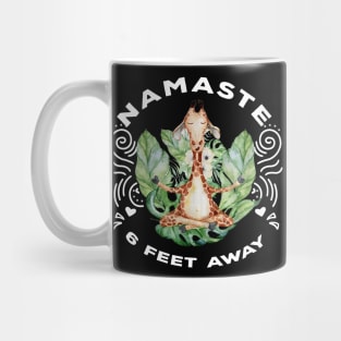 NAMASTE FEET AWAY GIRAFFE Mug